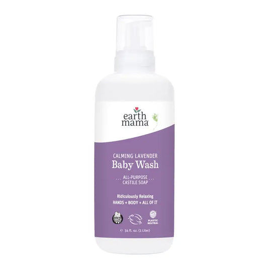 Earth Mama Organics Calming Lavender Castile Baby Wash