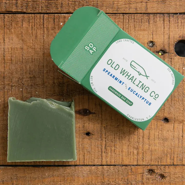 Old Whaling Company Spearmint & Eucalyptus Bar Soap