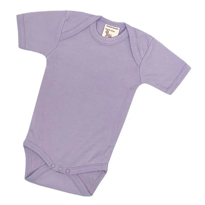 Healthy Body Head To Toe Organic Cotton Short Sleeved Onesie/Bodysuit