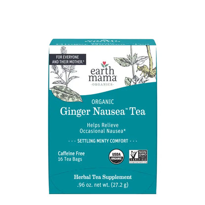 Earth Mama Organics Organic Ginger Nausea Tea