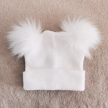 Himmelberg Baby Pom Pom Baby/Kid's Beanie Hat, Newborn To 8 Years, Unisex