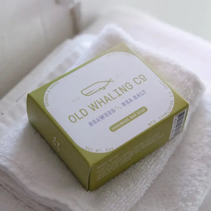 Old Whaling Company Seaweed & Sea Salt Bar Soap