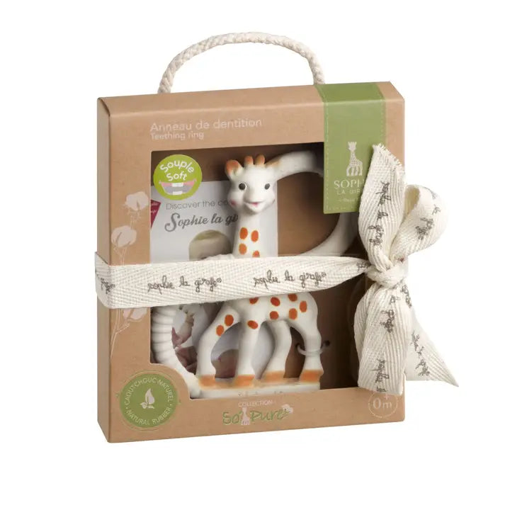 Sophie la Girafe by Calisson Toys. So’Pure Sophie La Girafe Teething Ring