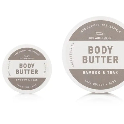 Old Whaling Company Travel Size Bamboo & Teak Body Butter (2oz)