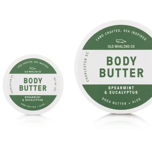 Old Whaling Company Travel Size Spearmint & Eucalyptus Body Butter (2oz)