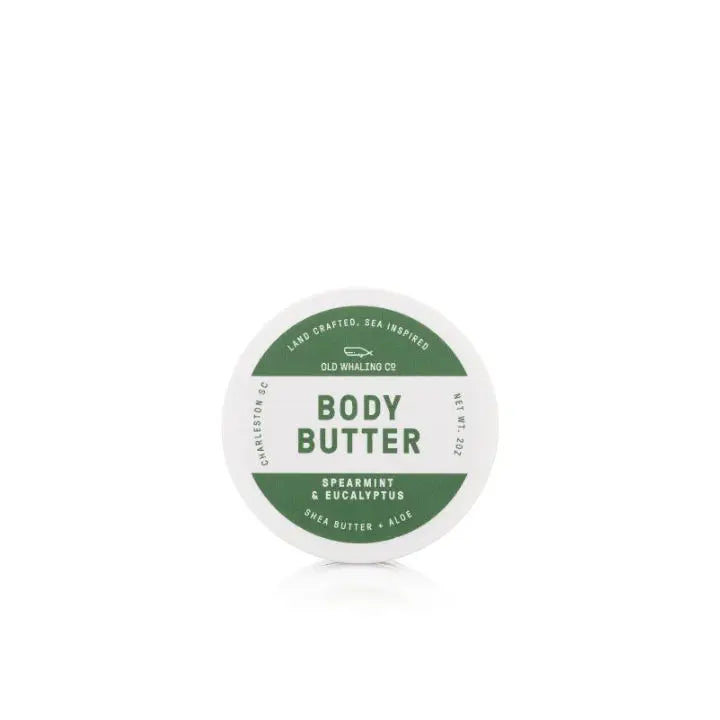 Old Whaling Company Travel Size Spearmint & Eucalyptus Body Butter (2oz)